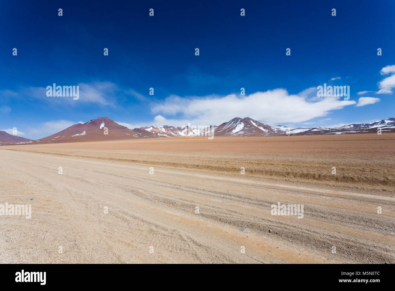 Bolivianischen Landschaft, Salvador Dali Desert View. Schöne Bolivien Stockfoto