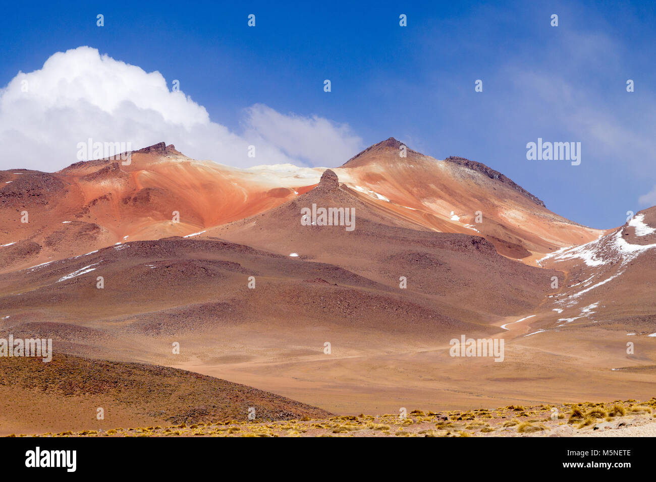 Bolivianischen Landschaft, Salvador Dali Desert View. Schöne Bolivien Stockfoto