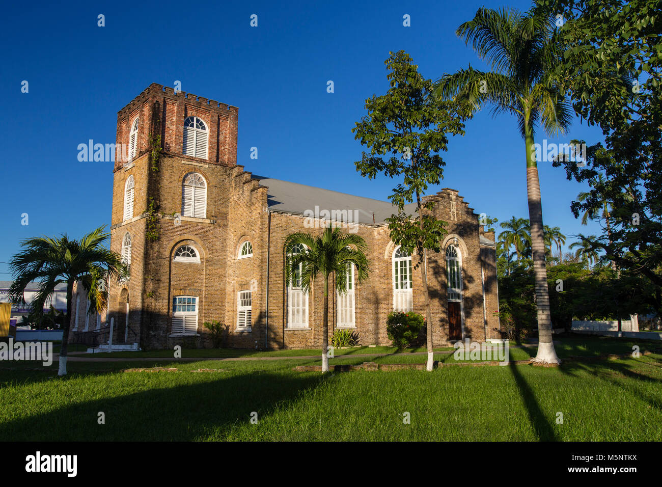 St. John's Cathedral in Belize City. Stockfoto
