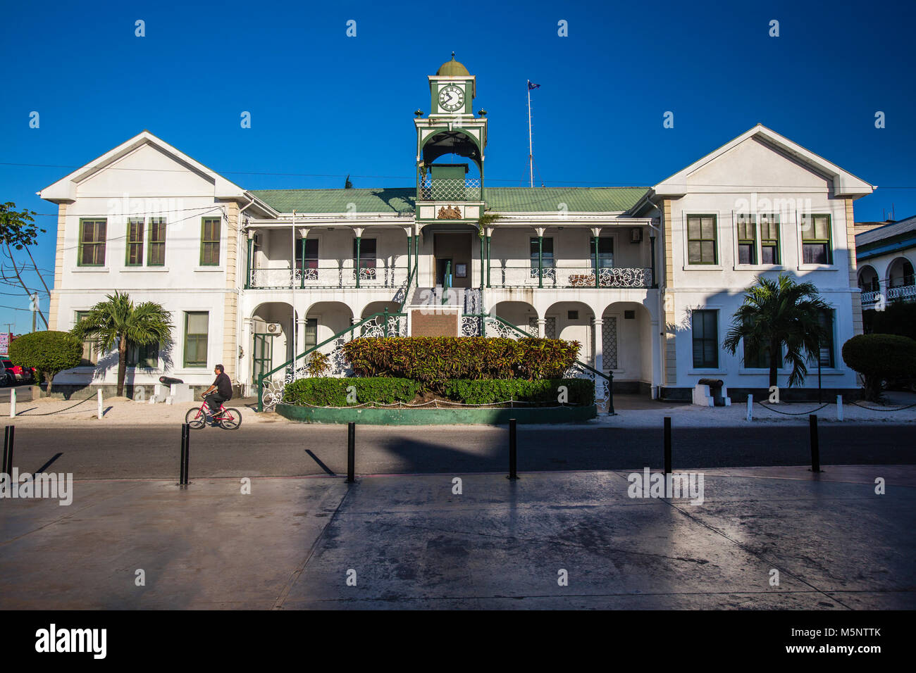 Der oberste Gerichtshof von Belize in Belize City. Stockfoto