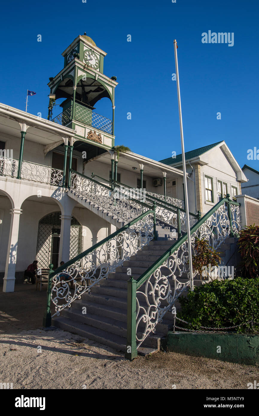 Der oberste Gerichtshof von Belize in Belize City. Stockfoto