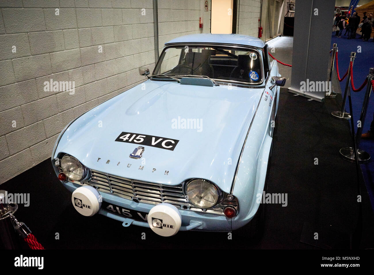 Triumph TR 4. 1962 Alfa Romeo Guiletta Spider. In der Excel, London Classic Car Show 2018. London, England, Großbritannien, Großbritannien Stockfoto