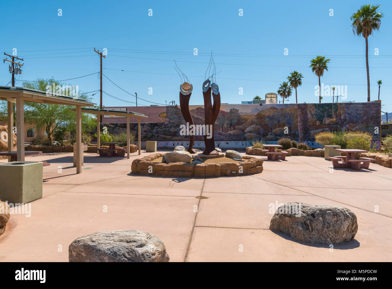 Jerry Bucklin Park, Twentynine Palms, Kalifornien Stockfoto