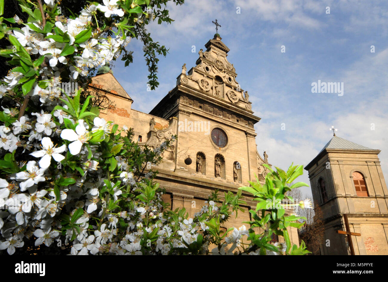 St. Andrew Сhurch, (ehemalige Bernardine Kirche und Kloster) Lviv, Ukraine Stockfoto