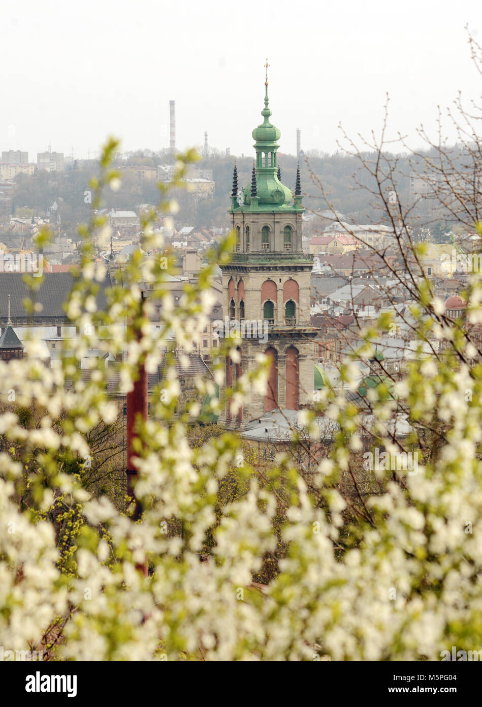 Korniakta Tower, Lemberg, Ukraine Stockfoto