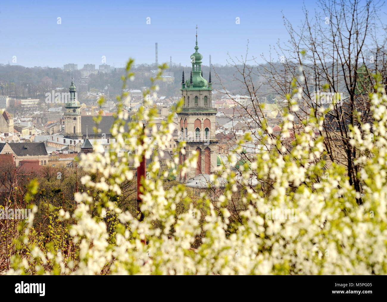 Korniakta Tower, Lemberg, Ukraine Stockfoto
