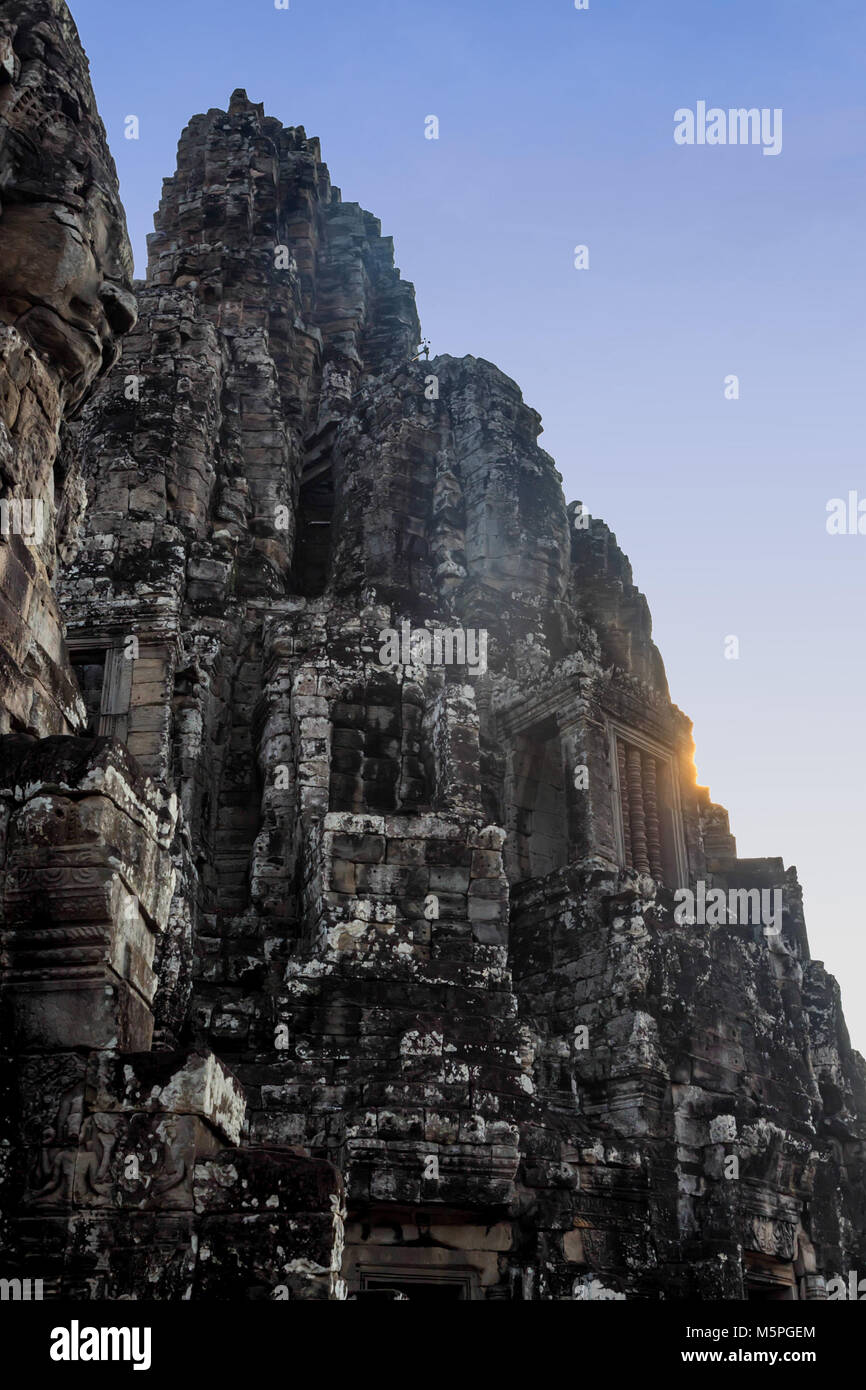 Bayon Tempel, Angkor, Kambodscha Stockfoto