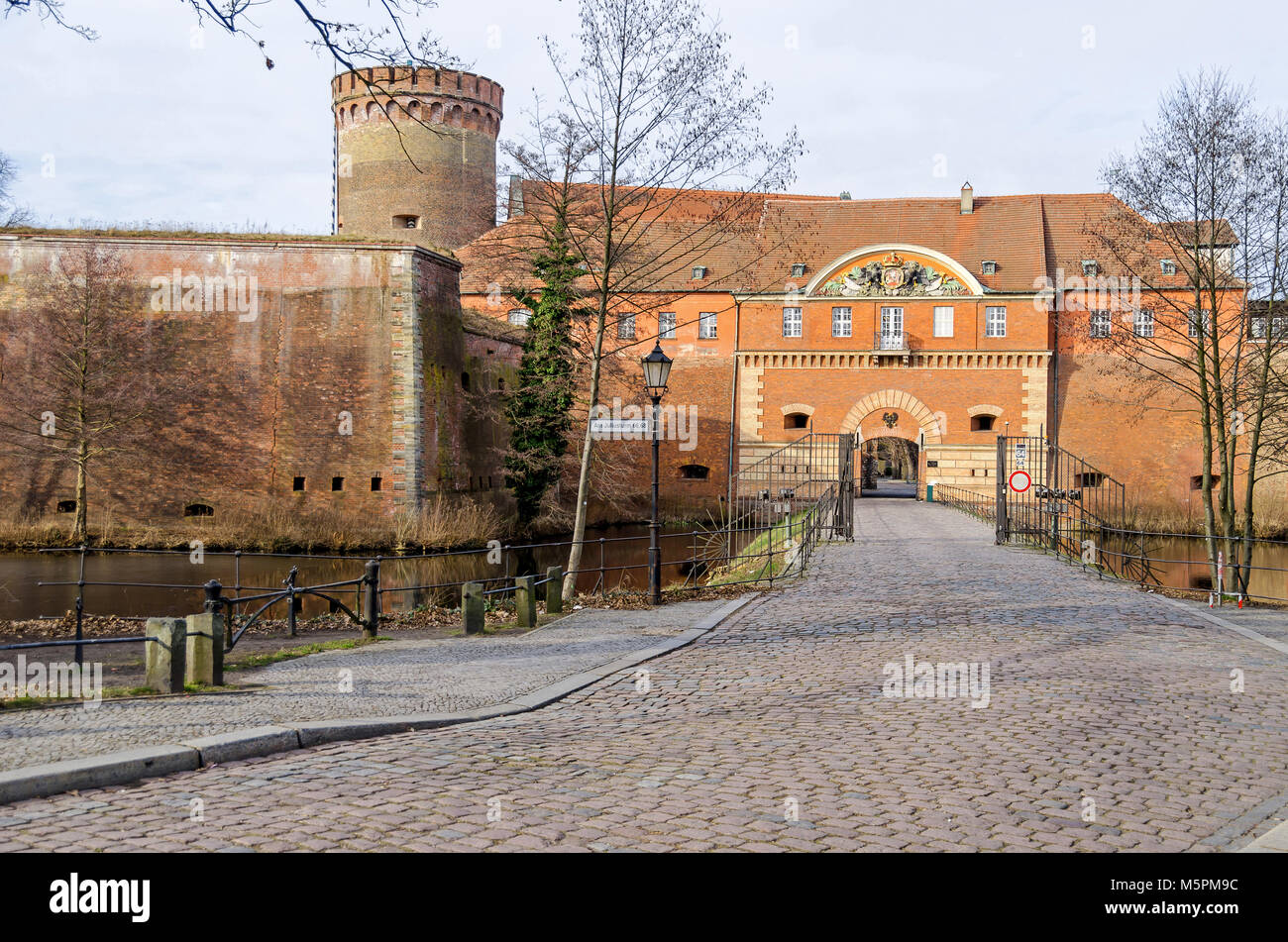 Spandauer Zitadelle, eine der am besten erhaltenen Renaissance militärischen Strukturen Europas, die heute ein Museum ist. Der Teil der Bastion König (König Bastion) mit Stockfoto