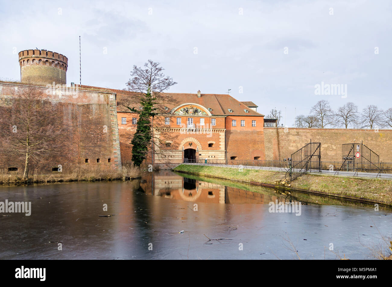 Spandauer Zitadelle, eine der am besten erhaltenen Renaissance militärischen Strukturen Europas, die heute ein Museum ist. Der Teil der Bastion König (König Bastion) mit Stockfoto