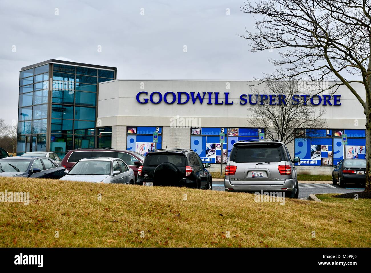 Geschäfts- oder Firmenwerte Super Store, Columbia, MD, USA Stockfoto