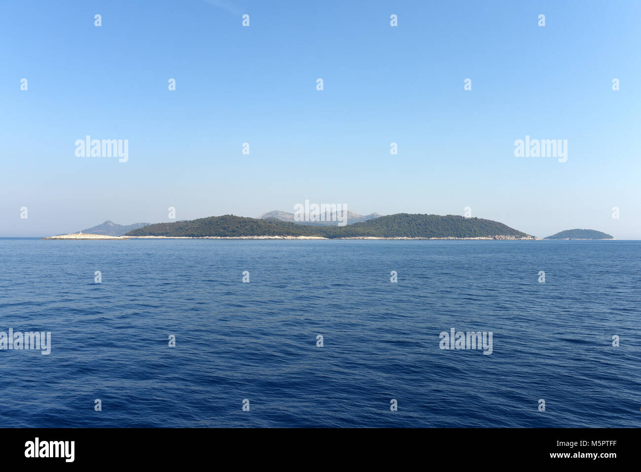 Kleine Insel im Mittelmeer, Lastovo, Kroatien Stockfoto