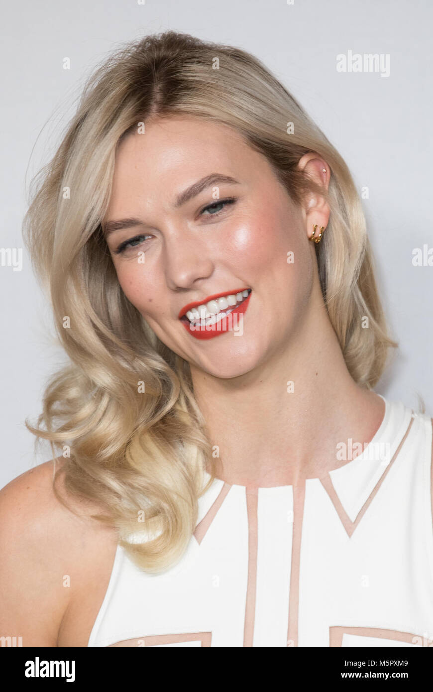 US-Modell Karlie Kloss, verbindet Creative Director von Carolina Herrera Düfte und Tochter von Venezualan Designer (Herrera de Baez) Party feiern die UK Launch des Label neueste Duft Host, gutes Mädchen mit: Karlie Kloss Wo: London, Vereinigtes Königreich, wenn: 25 Jan 2018 Credit: Phil Lewis/WENN.com Stockfoto