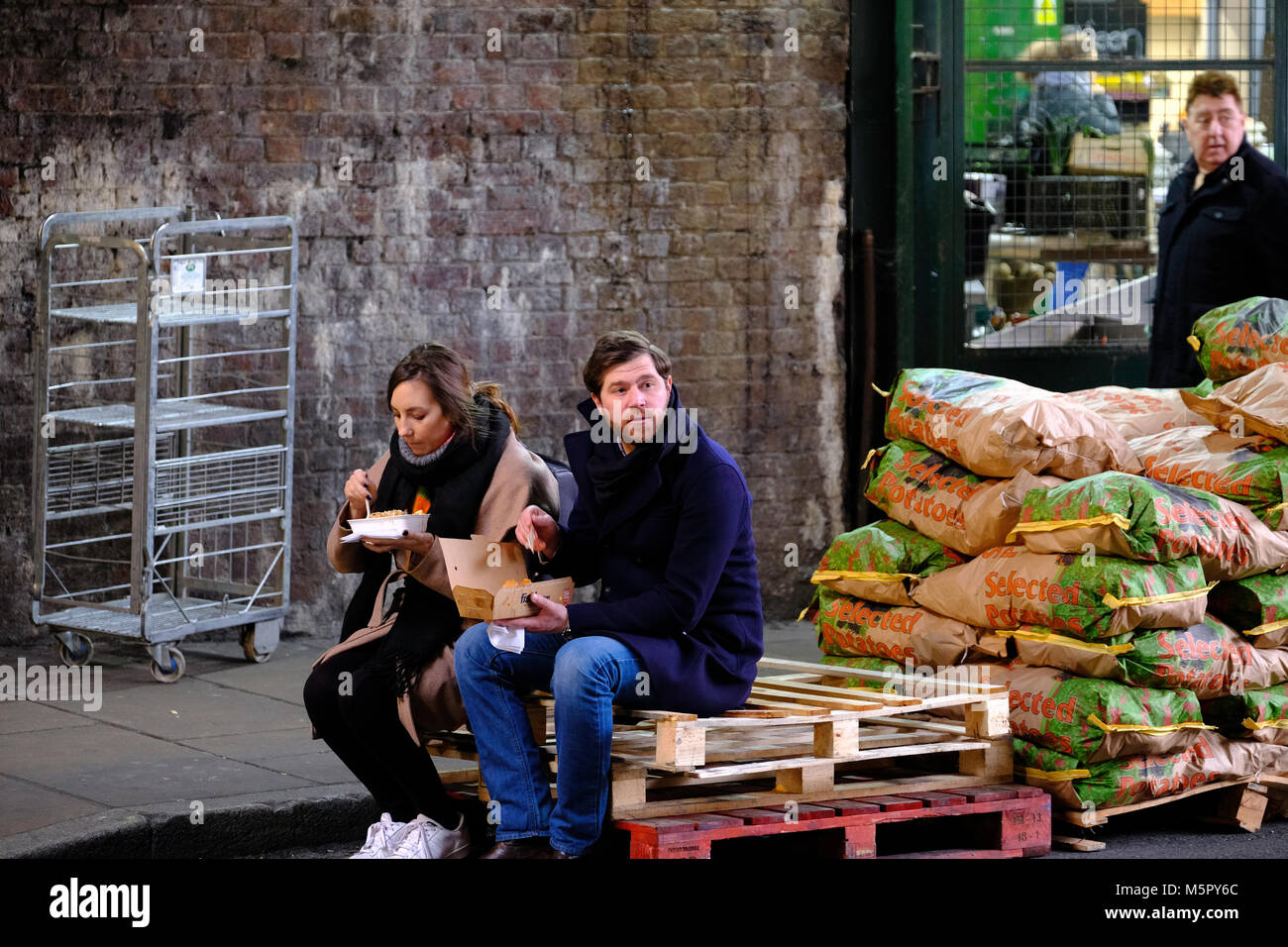Borough Market, London, Vereinigtes Königreich Stockfoto