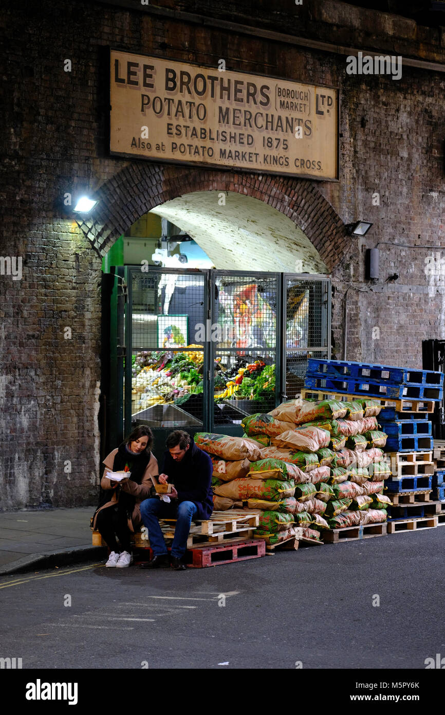 Borough Market, London, Vereinigtes Königreich Stockfoto