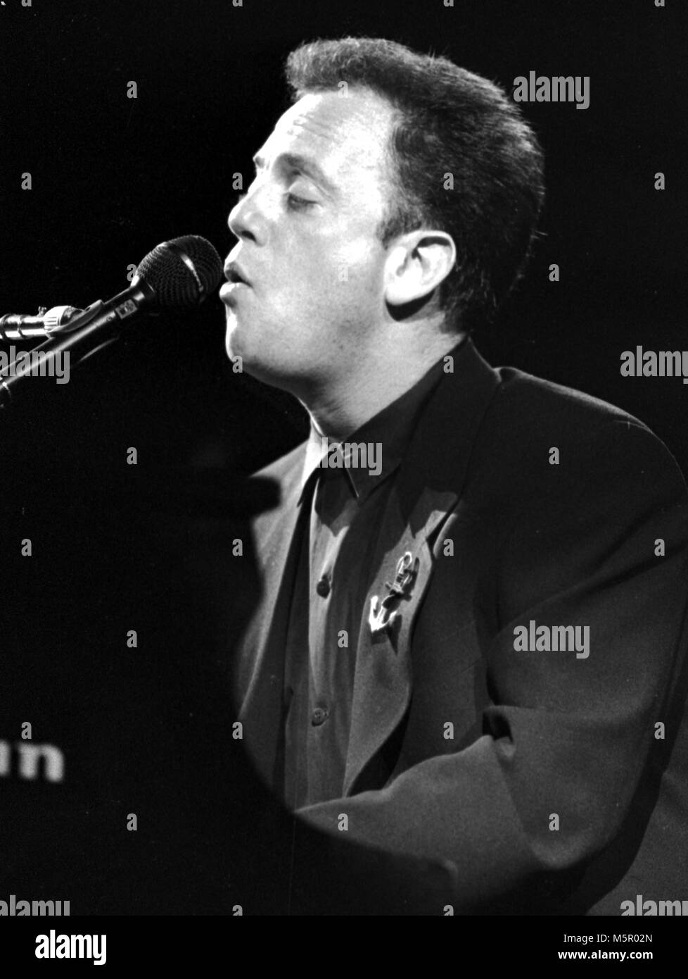 Billy Joel im Boston Garden 1990 Foto von Bill belknap Stockfoto