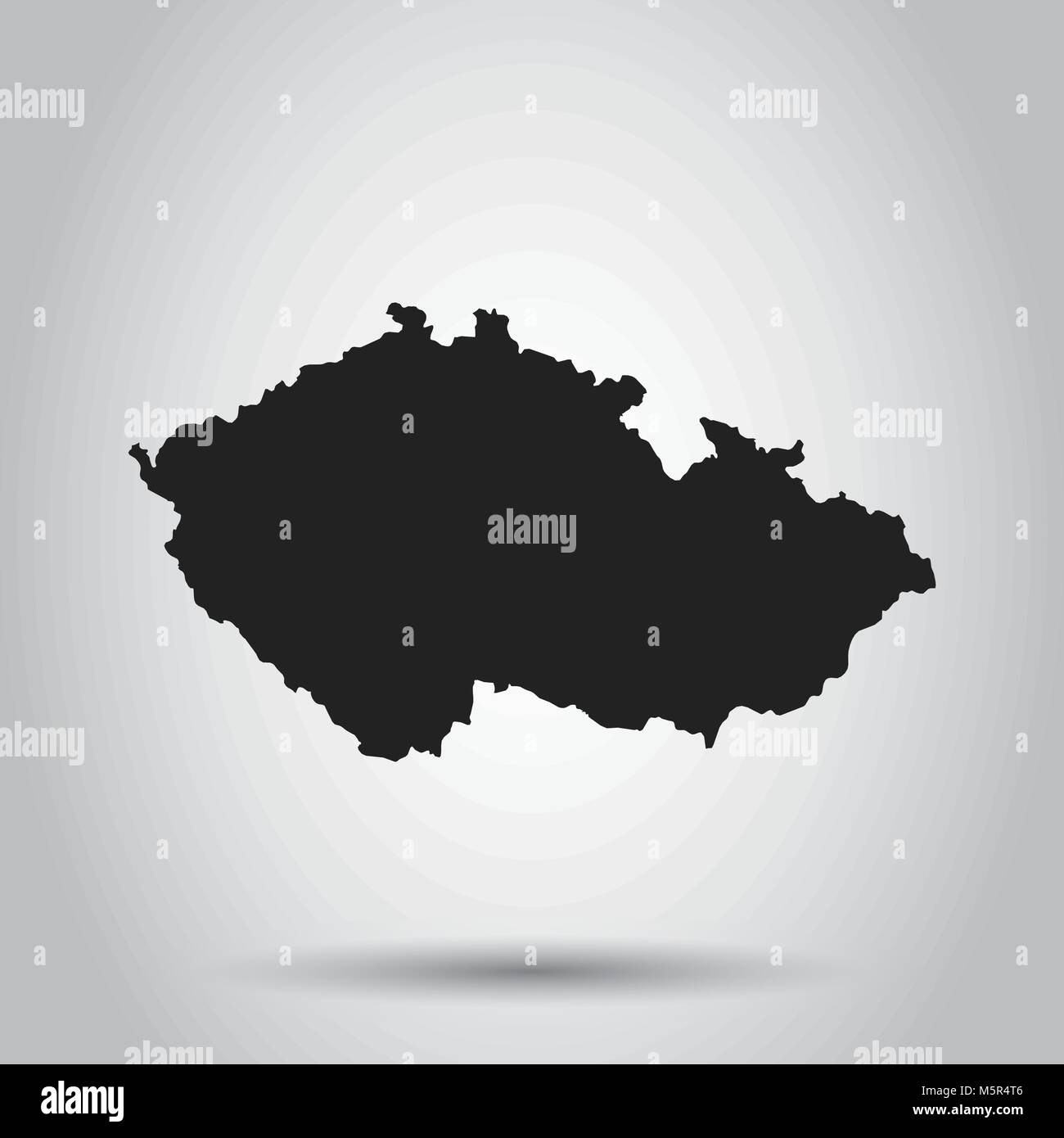 Tschechien karte umriss vektor Fotos und Bildmaterial in hoher