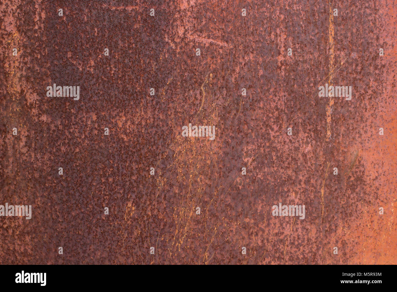 In der Nähe von Altes rostiges Metall Textur Hintergrund. Stockfoto