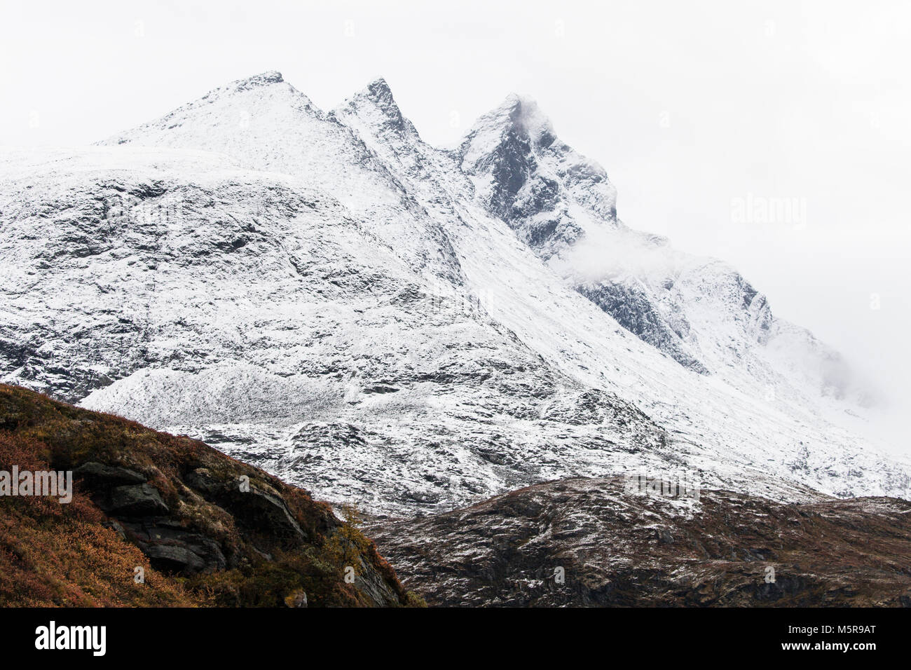Hurrungane Berge im Nationalpark Jotunheimen, Norwegen. Stockfoto