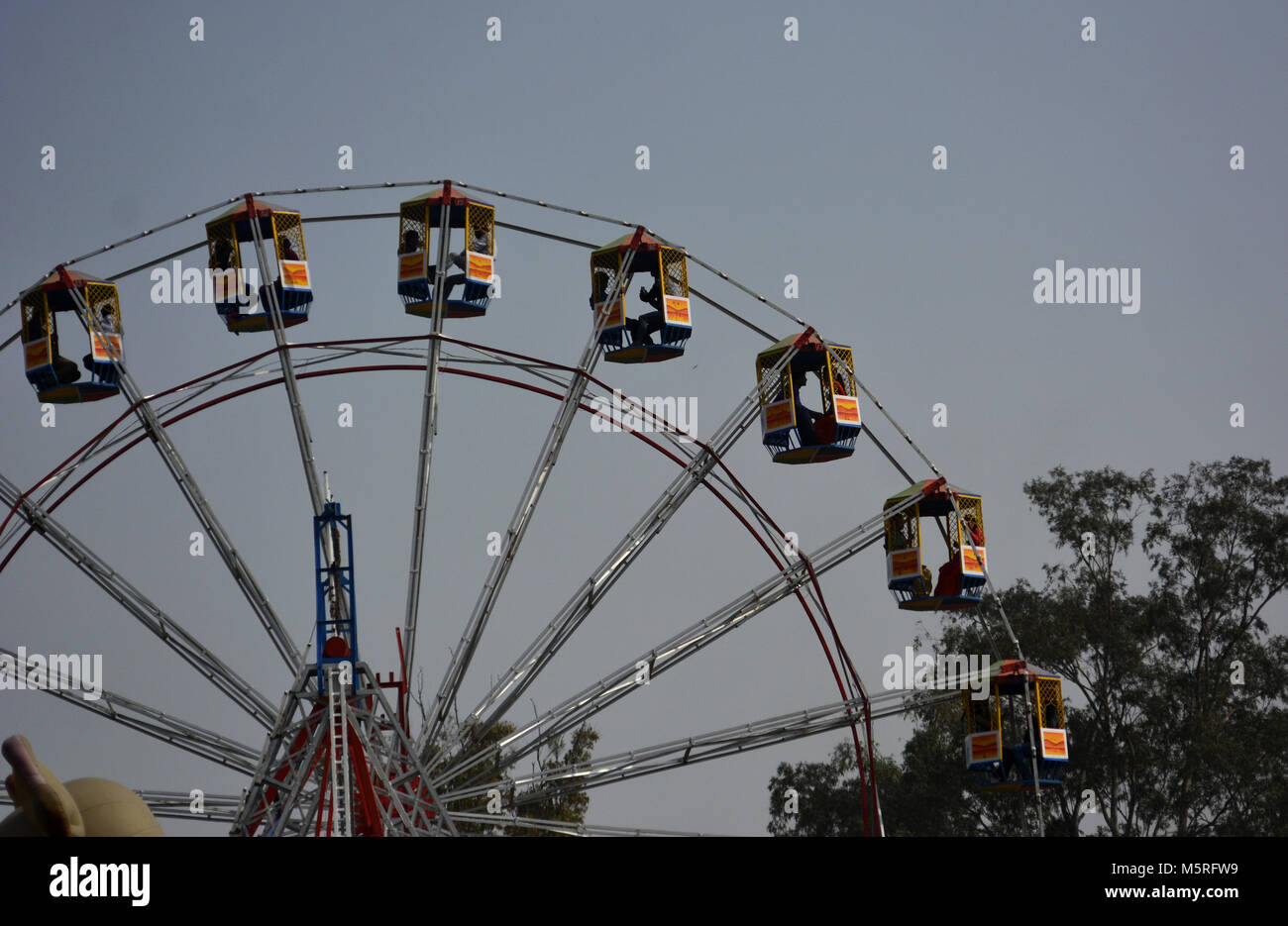 Amusement Park in Indien Stockfoto