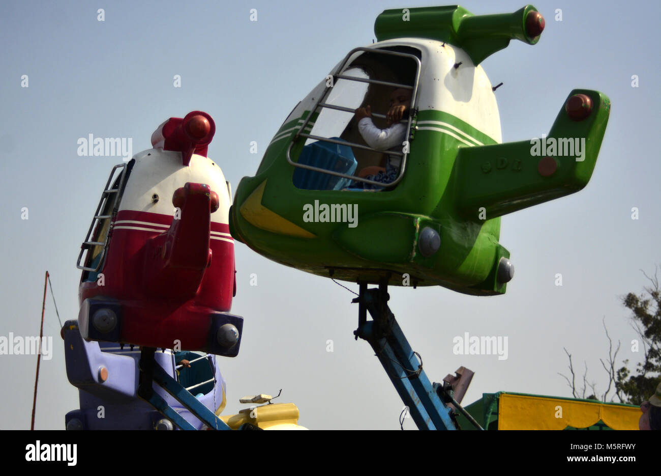 Amusement Park in Indien Stockfoto