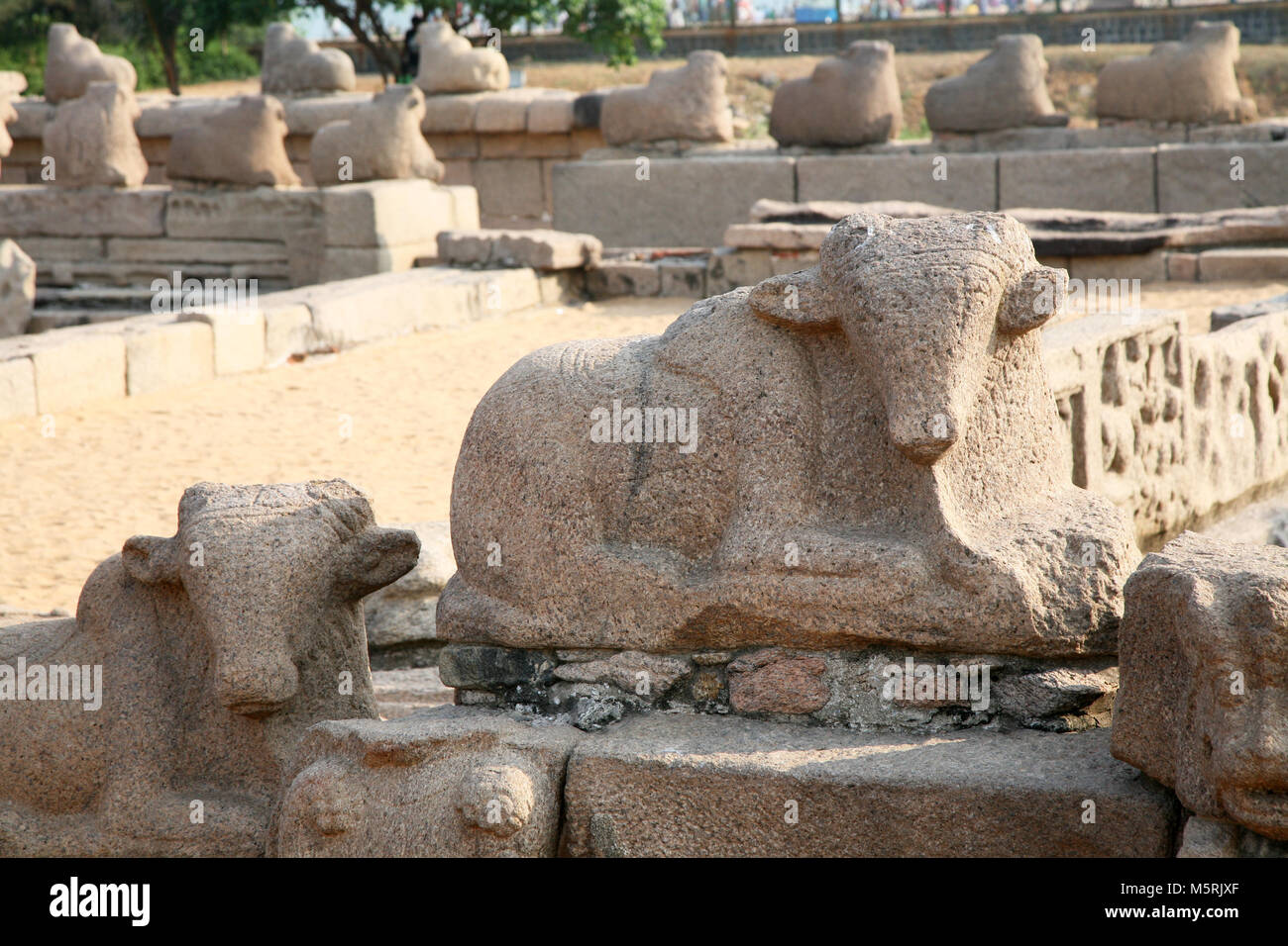 Shore Tempel, Mamallapuram, Indien Stockfoto