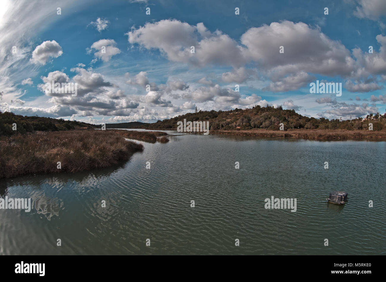 Sitio das Fontes (Park der Federn) in Estombar. Algarve, Portugal Stockfoto