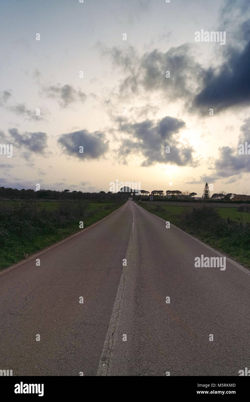 Italienische Straße Stockfoto