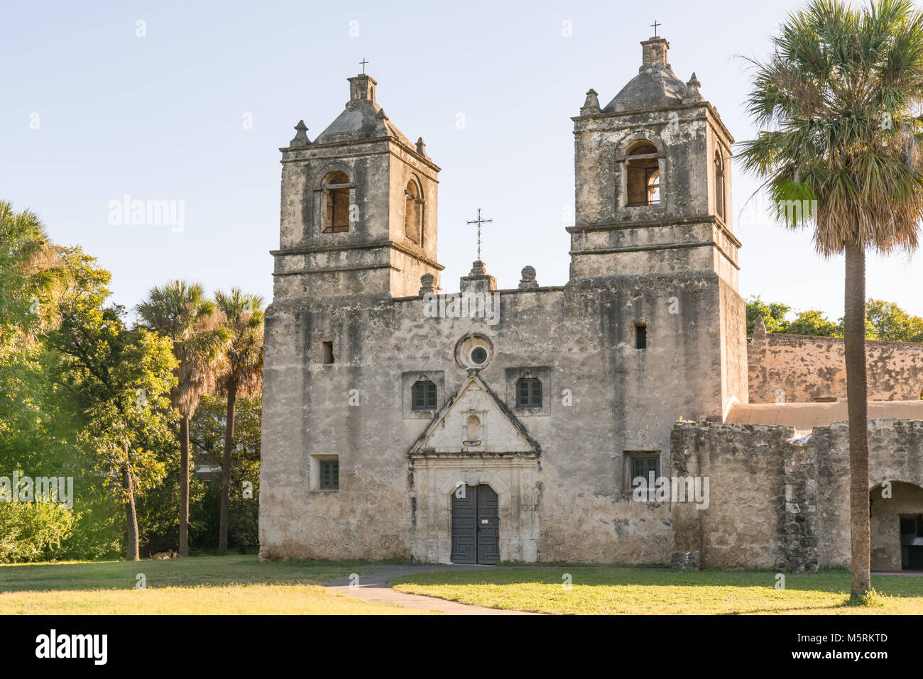 Mission Concepcion in San Antonio Missions National Historic Park, Texas Stockfoto