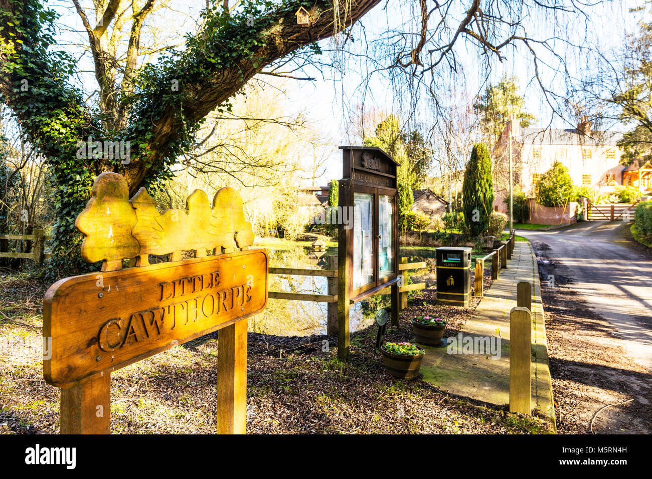 Wenig Cawthorpe Dorf Lincolnshire UK England, wenig Cawthorpe Dorf, UK, UK Dörfer, kleine Cawthorpe Lincolnshire Lincolnshire, Großbritannien Stockfoto
