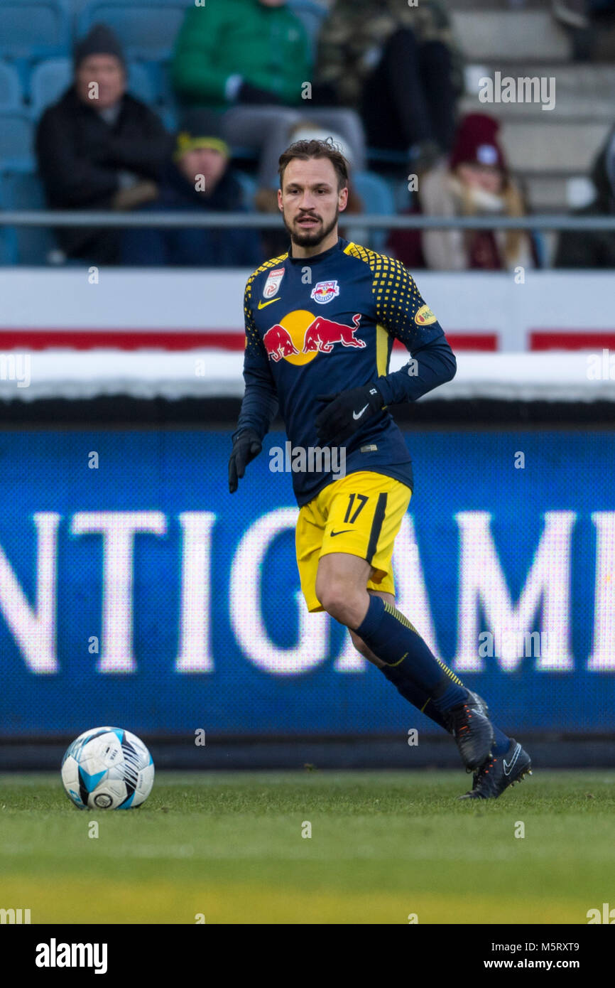 Andreas Ulmer von Red Bull Salzburg während der Österreich "Bundesliga" Match zwischen Sturm Graz 2-4 Red Bull Salzburg in der UPC-Arena am 25. Februar 2018 in Graz, Österreich. Credit: Maurizio Borsari/LBA/Alamy leben Nachrichten Stockfoto