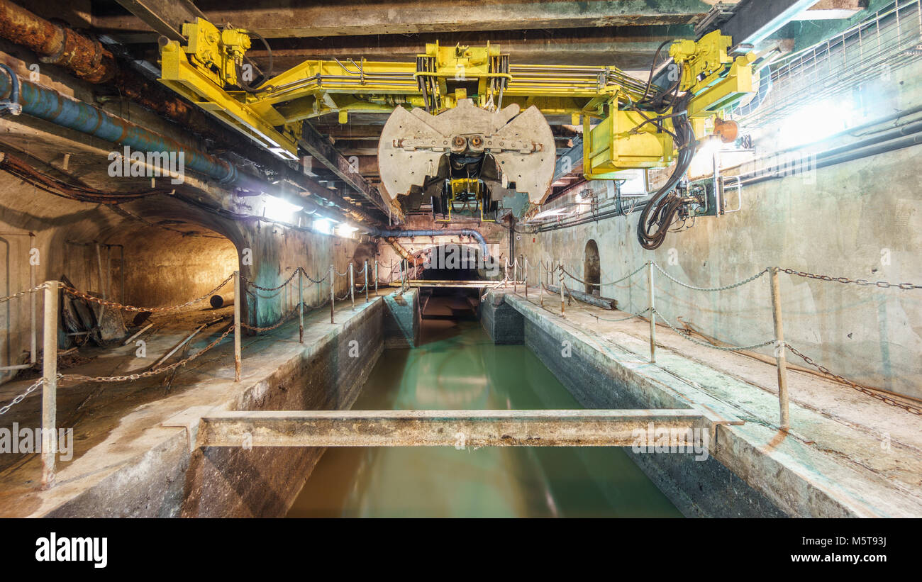 Paris Kanalisation in Frankreich Stockfoto