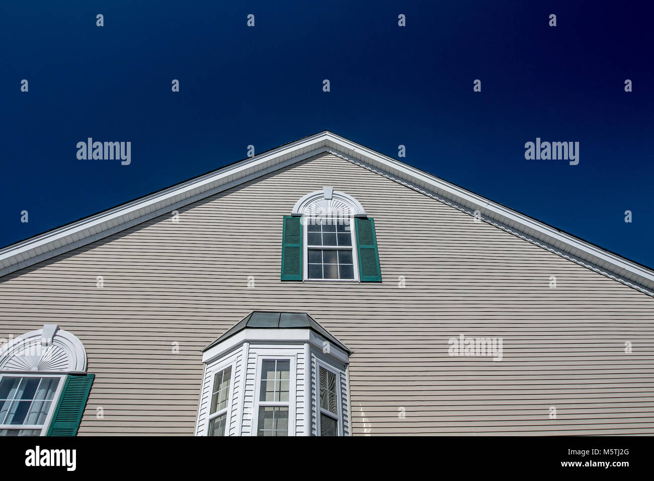 Nahaufnahme eines Wohn Wohnung an einem sonnigen Tag in den USA. Stockfoto