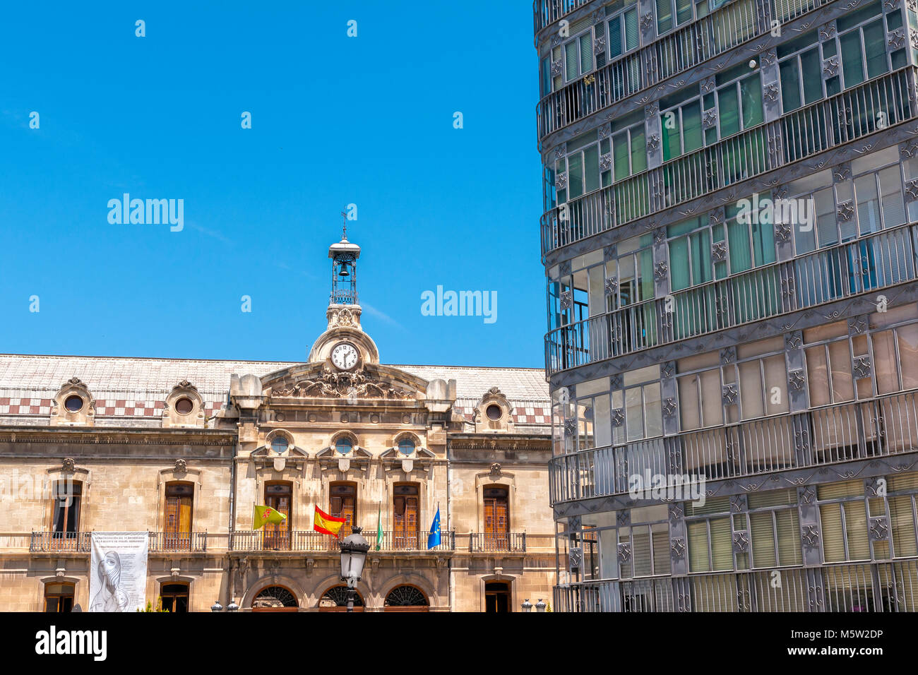 Palacio y Diputación provincial. Ciudad de Jaén. Andalusien. España Stockfoto