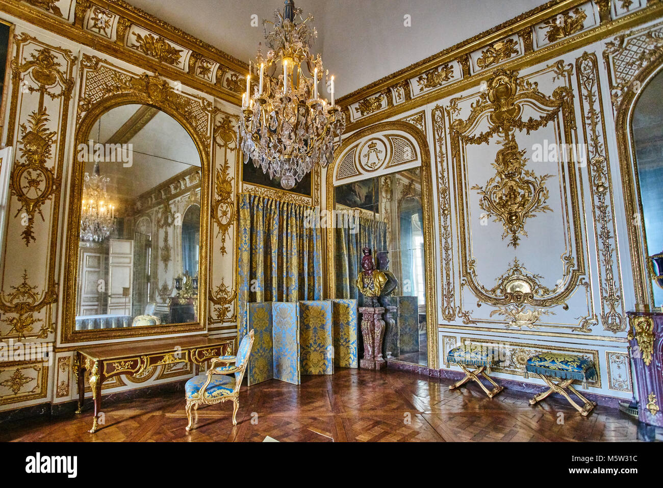 VERSAILLES, Frankreich - 14. FEBRUAR 2018: Innenraum des Château de