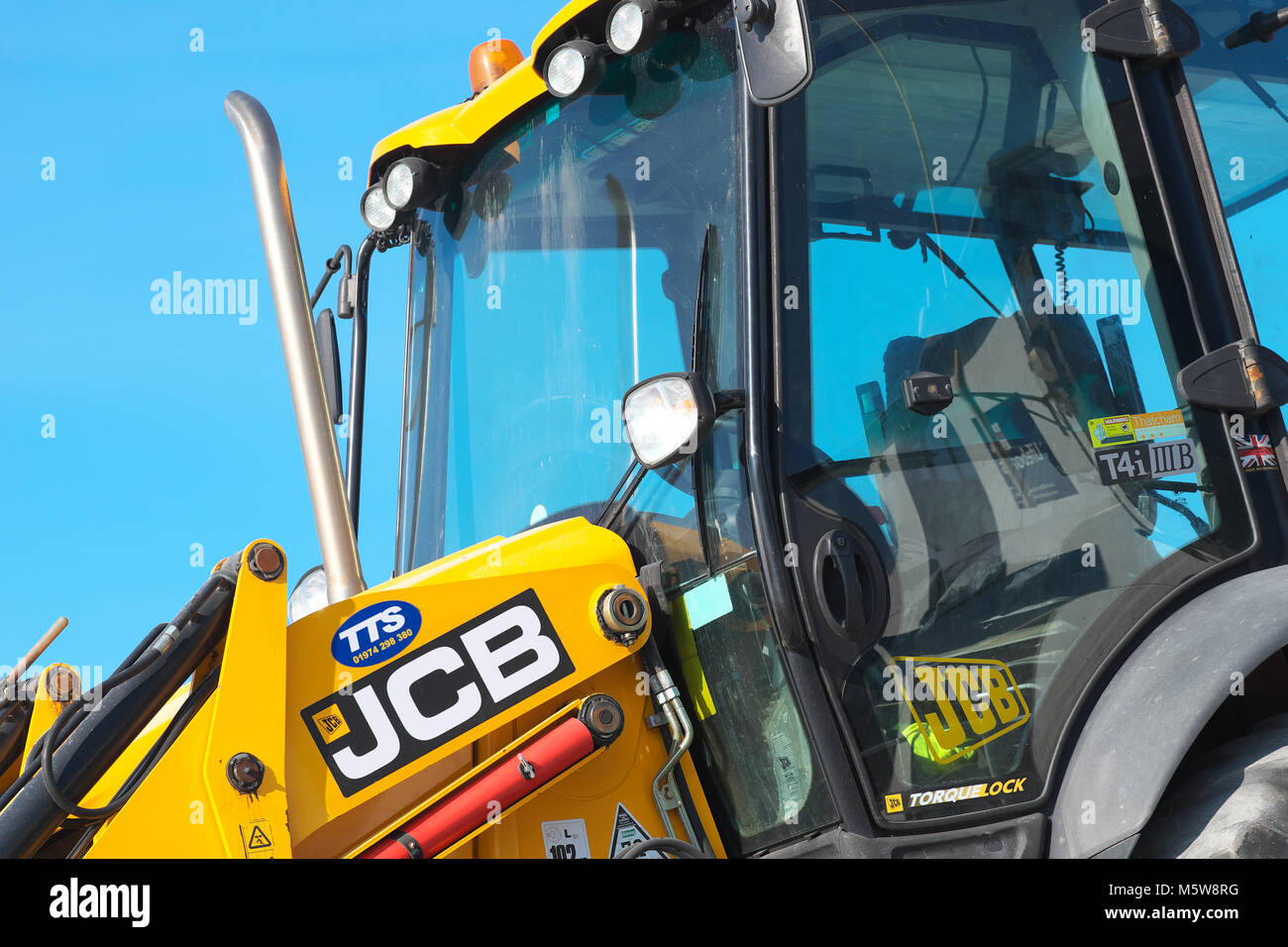 JCB Bagger Stockfoto