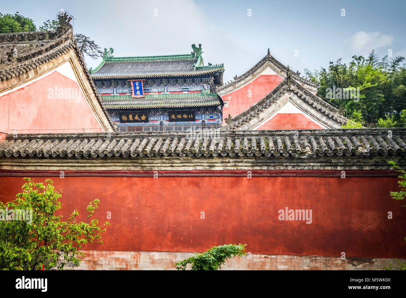 China, Provinz Hubei, Wudang Kloster Stockfoto