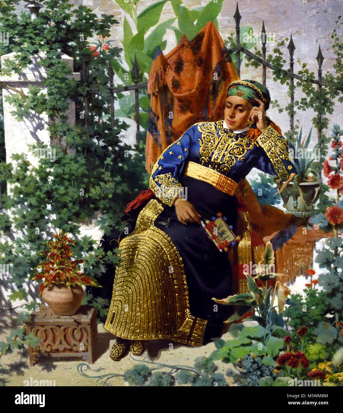 Eine Erinnerung an Afrika. Sephardische braut Rafael Romero Barros 1878/1878 Rafael Romero Barros 1832 - 1895 19thcentury, Spanien, Spanisch, Costumbrismo Stil Stockfoto