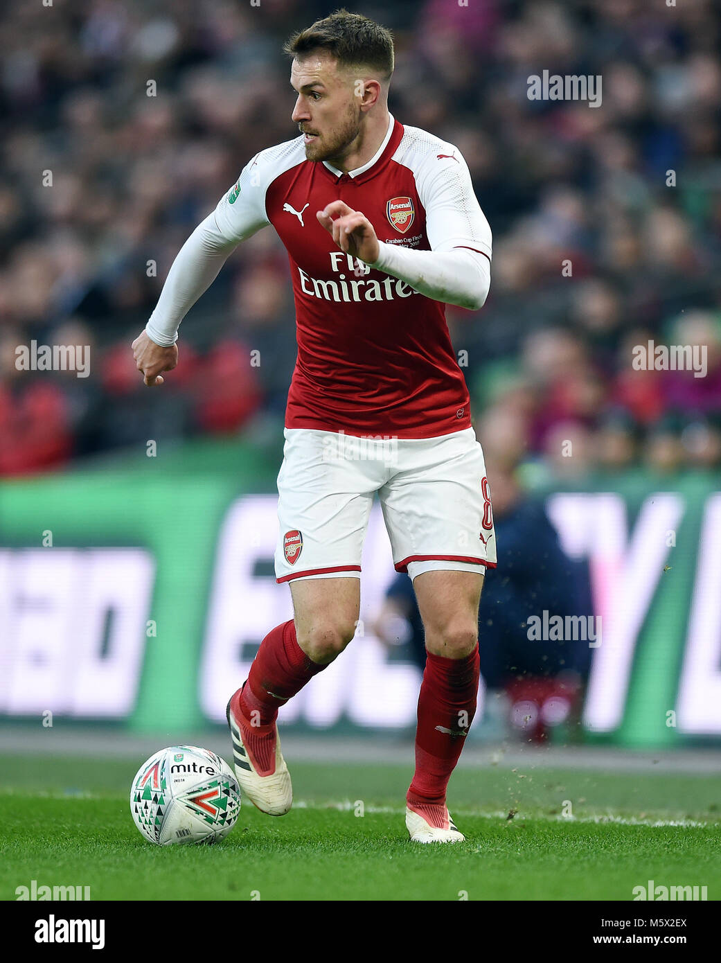 AARON RAMSEY, Arsenal FC, 2018 Stockfoto