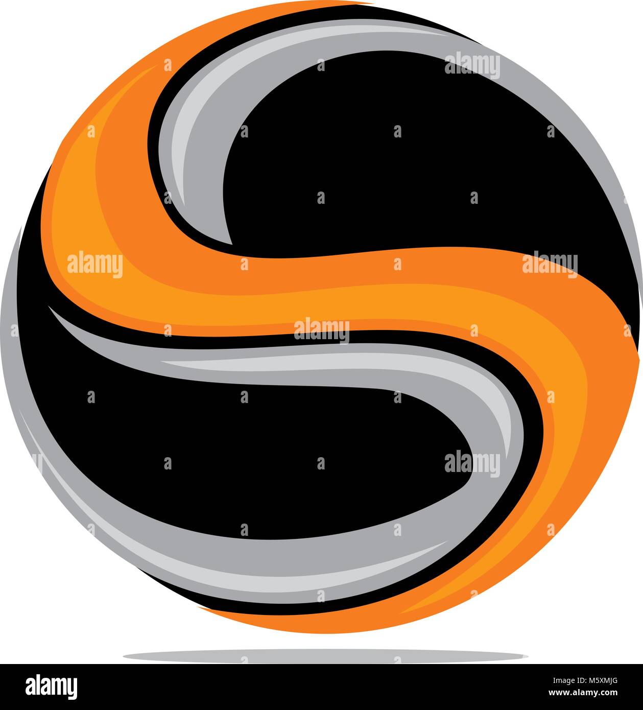 Buchstabe S Logo Design Template Vector Stock Vektor