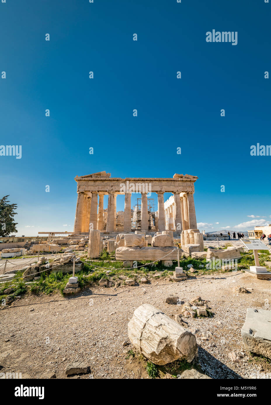 Parthenon Akropolis von Athen archäologische Stätte Stockfoto