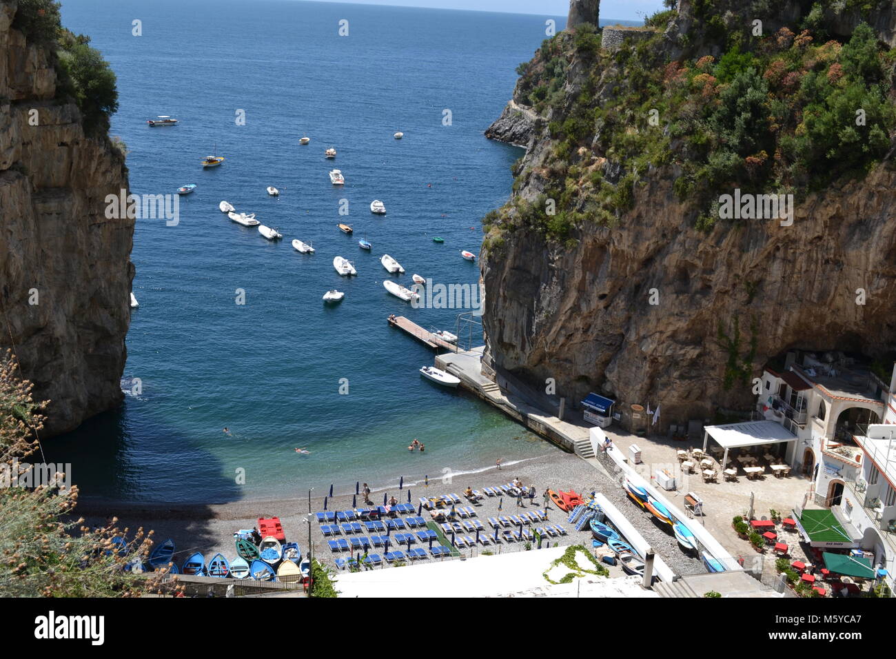 Costa Amalfitana Stockfoto