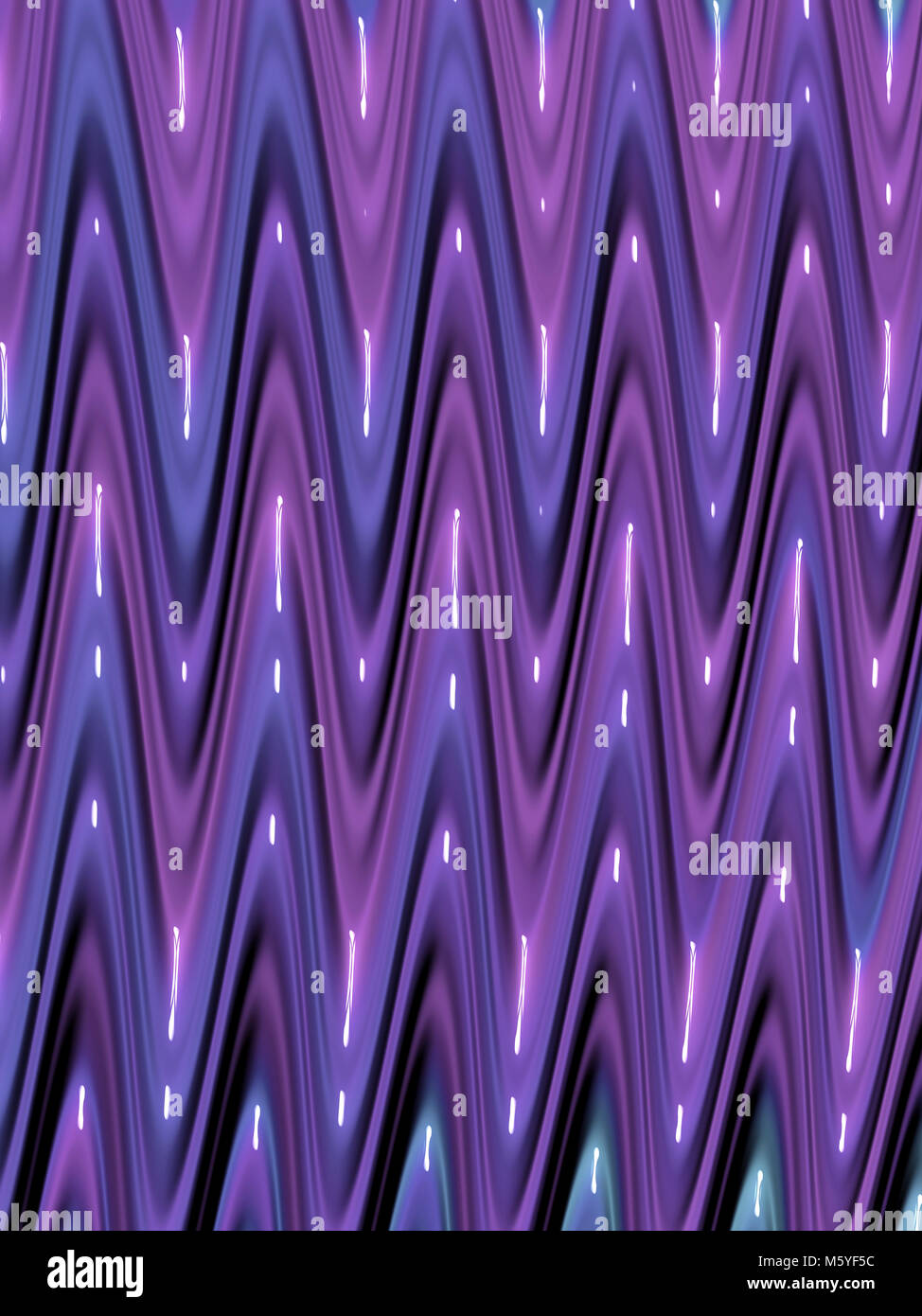 Abstrakte violett Fractal-hintergrund, Zick-Zack-Linien mit Glanz Stockfoto