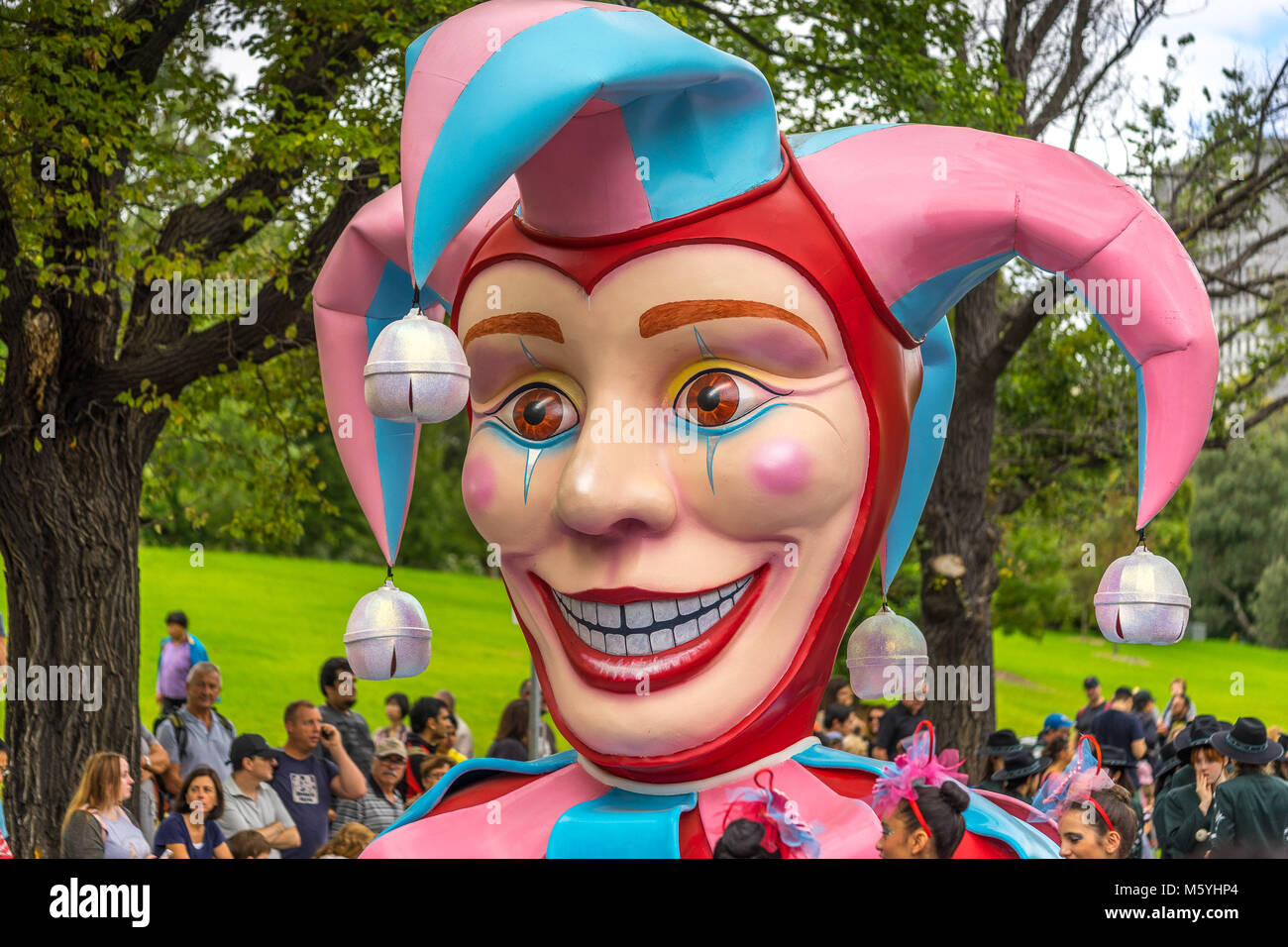 Melbourne, Australien - 14.März 2016: Der jährliche Moomba Parade am St Kilda Road Stockfoto