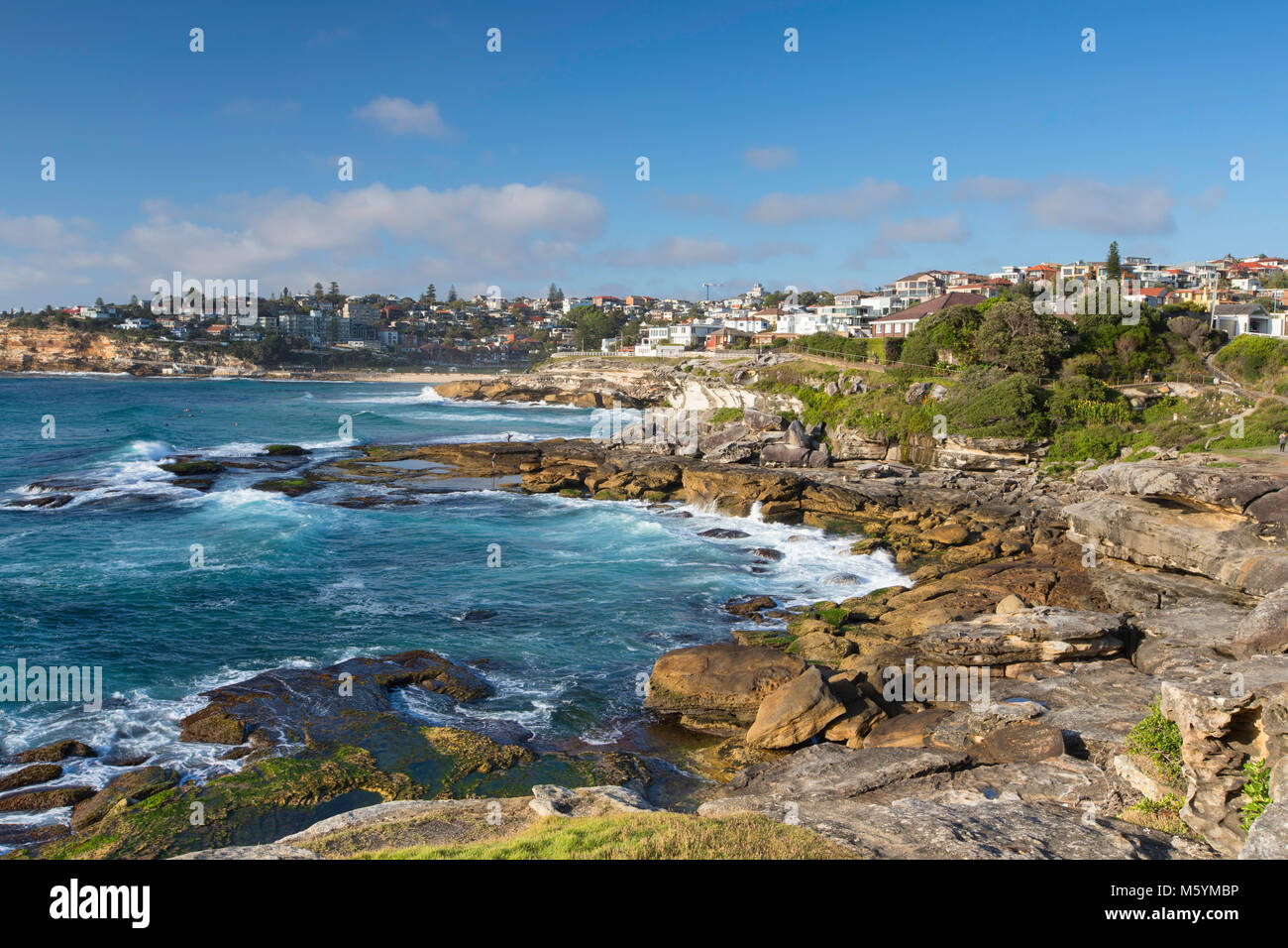 Küste von Bondi, Bronte, Sydney, New South Wales, Australien Stockfoto