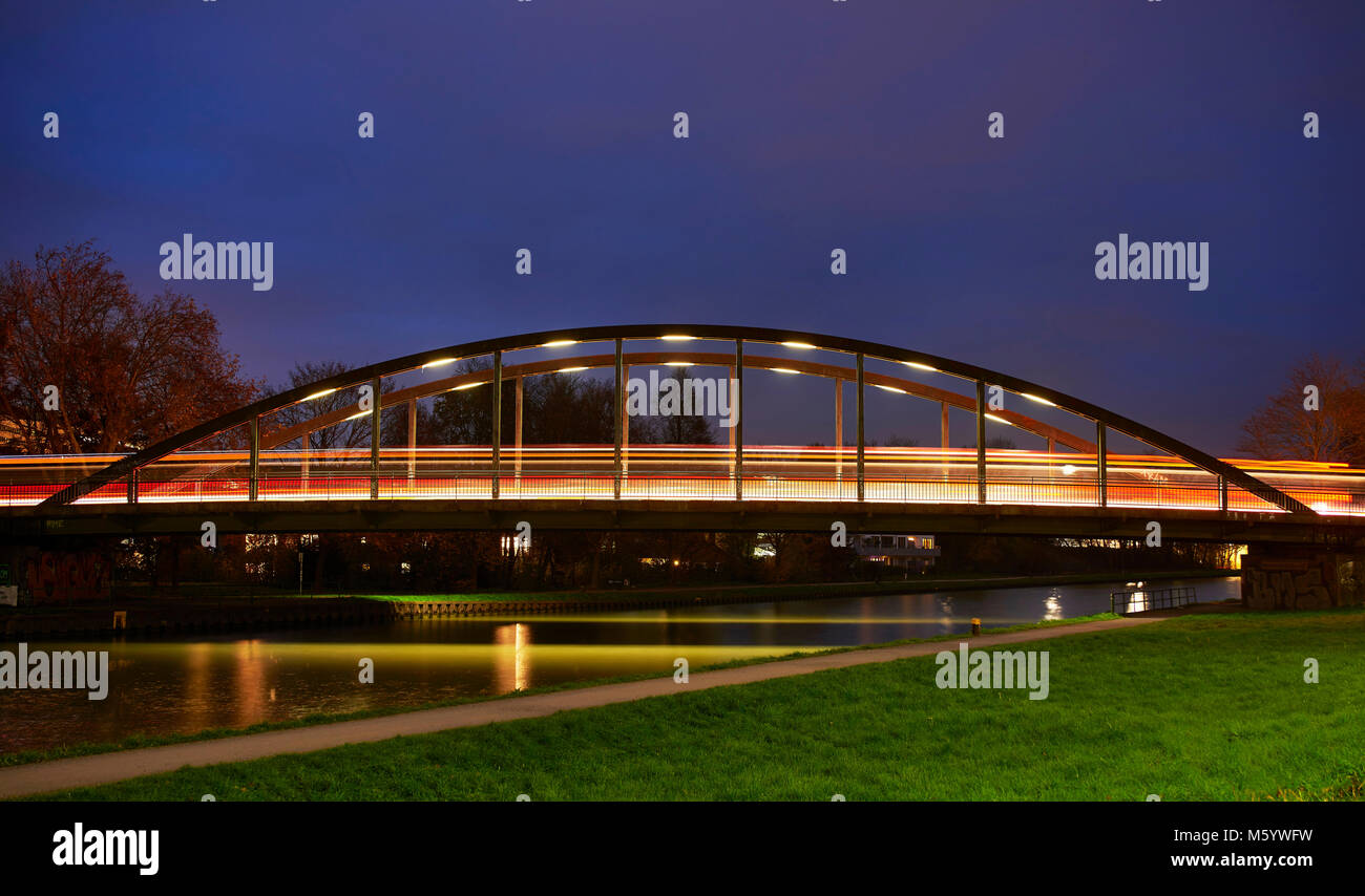 Kanalbrücke Stockfoto