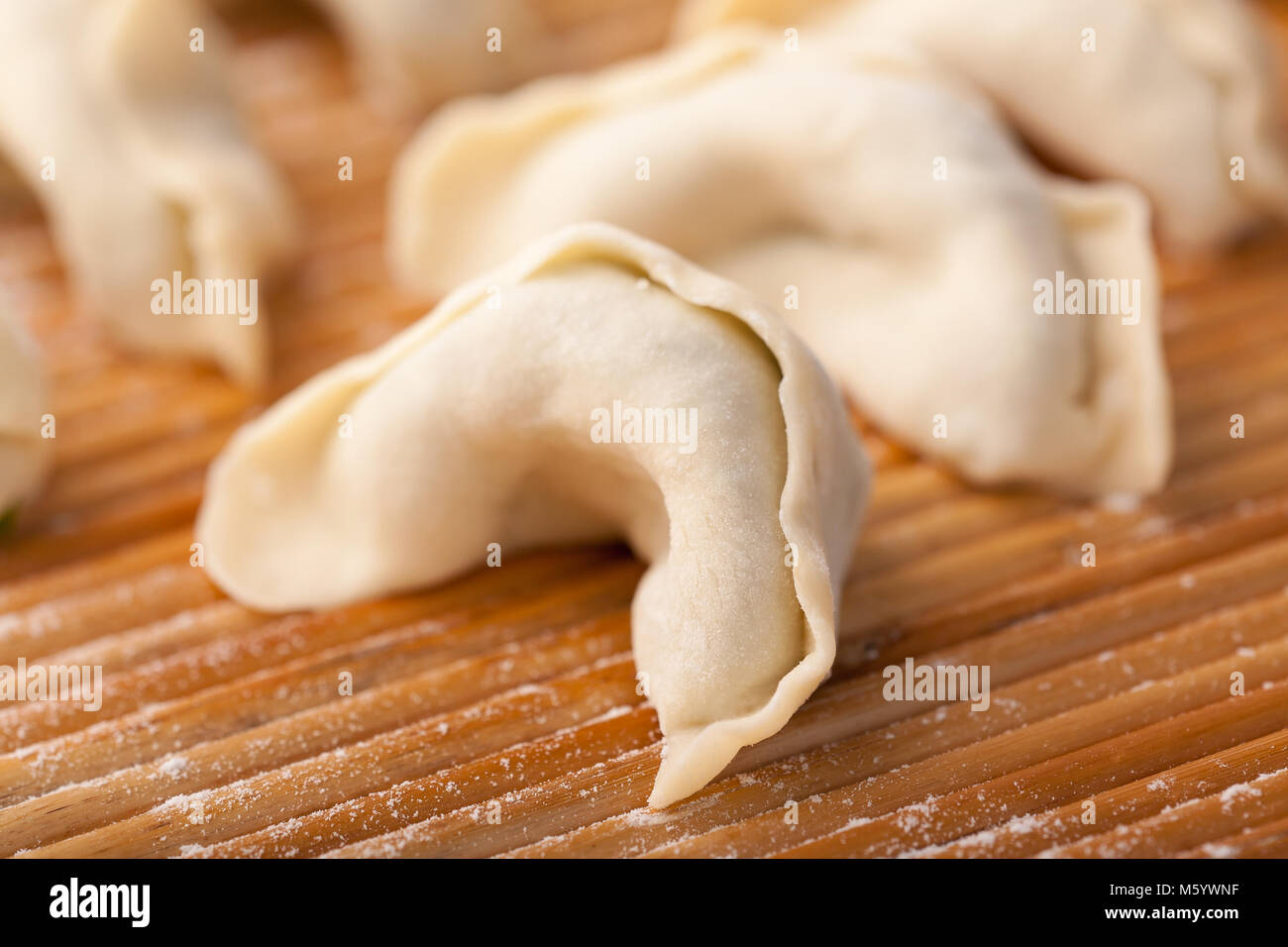 Gekochte Klöße, China Festival Food Stockfoto