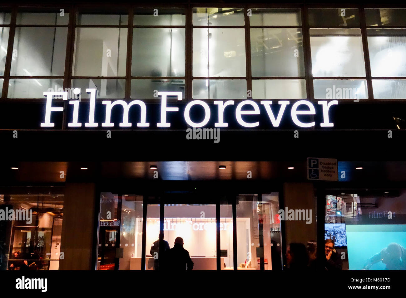 BFI Film immer auf Stephen Street, Westminster, London, W1, UK Stockfoto