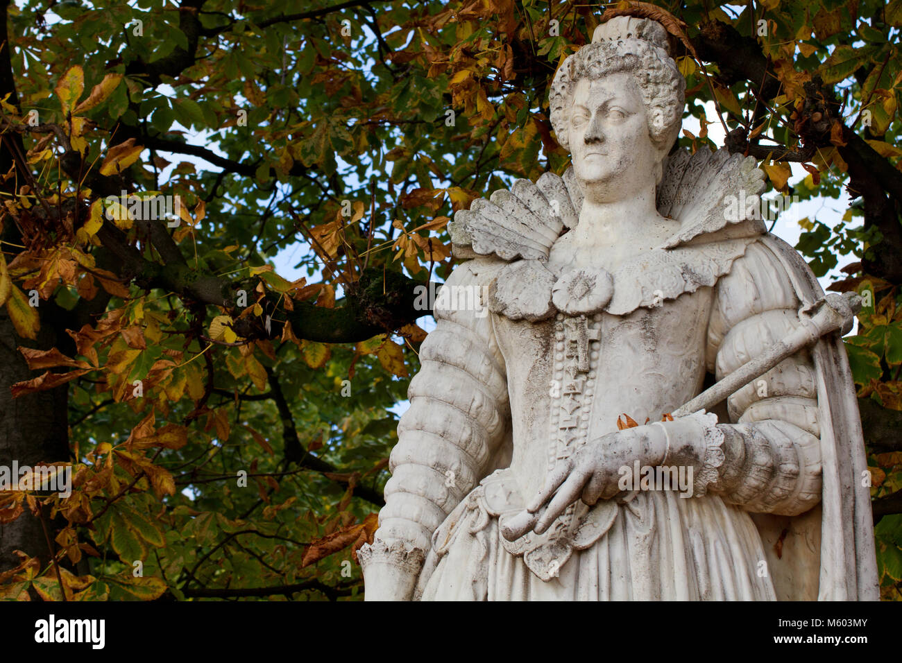 Marie de Medicis - Jardin du Luxembourg - Paris Stockfoto