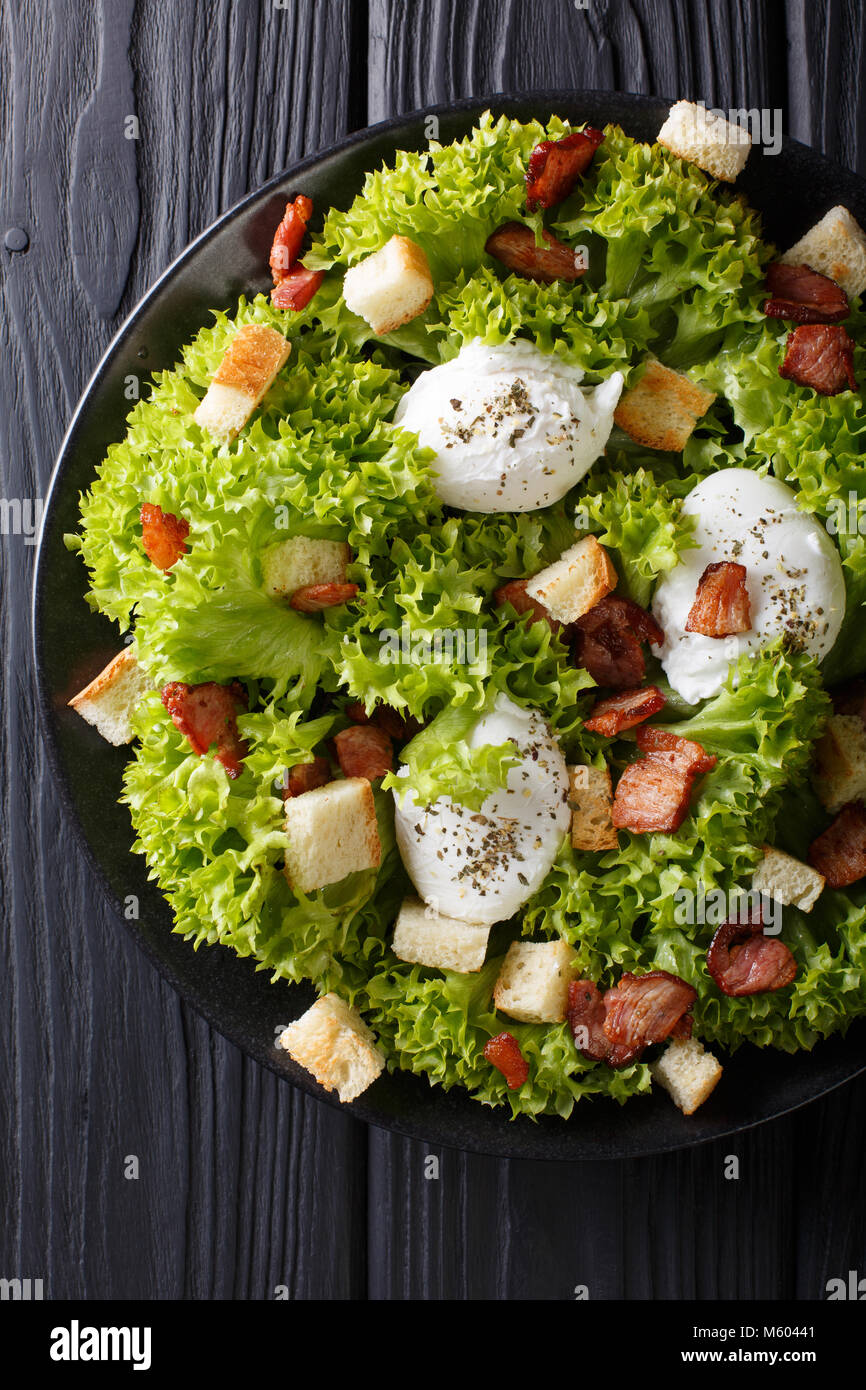 Hausgemachter Salat Lyonnaise Stockfotos und -bilder Kaufen - Alamy