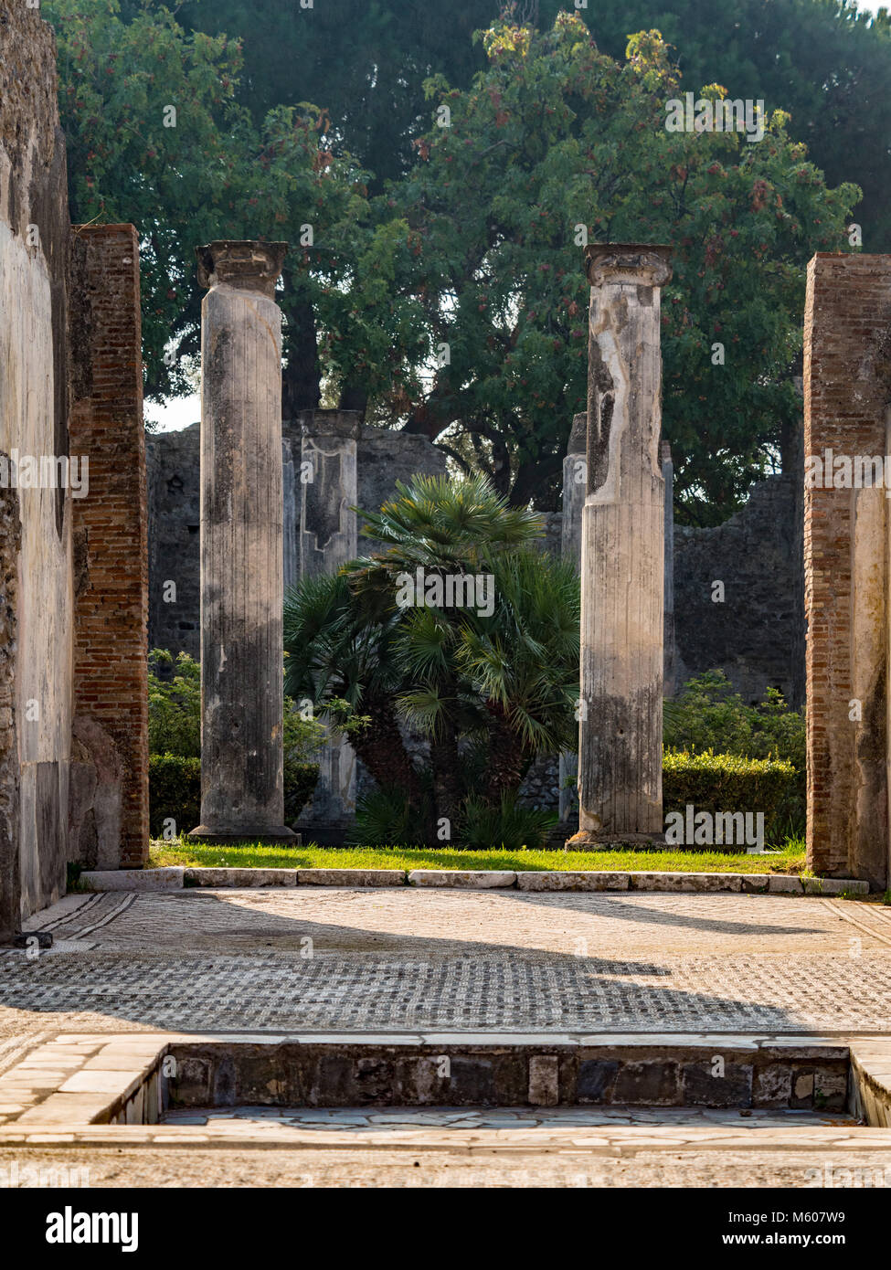 Ruinen von Pompeji, Italien. Stockfoto